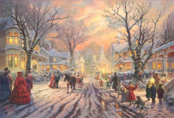 A Victorian Christmas Carol TK Oil Paintings